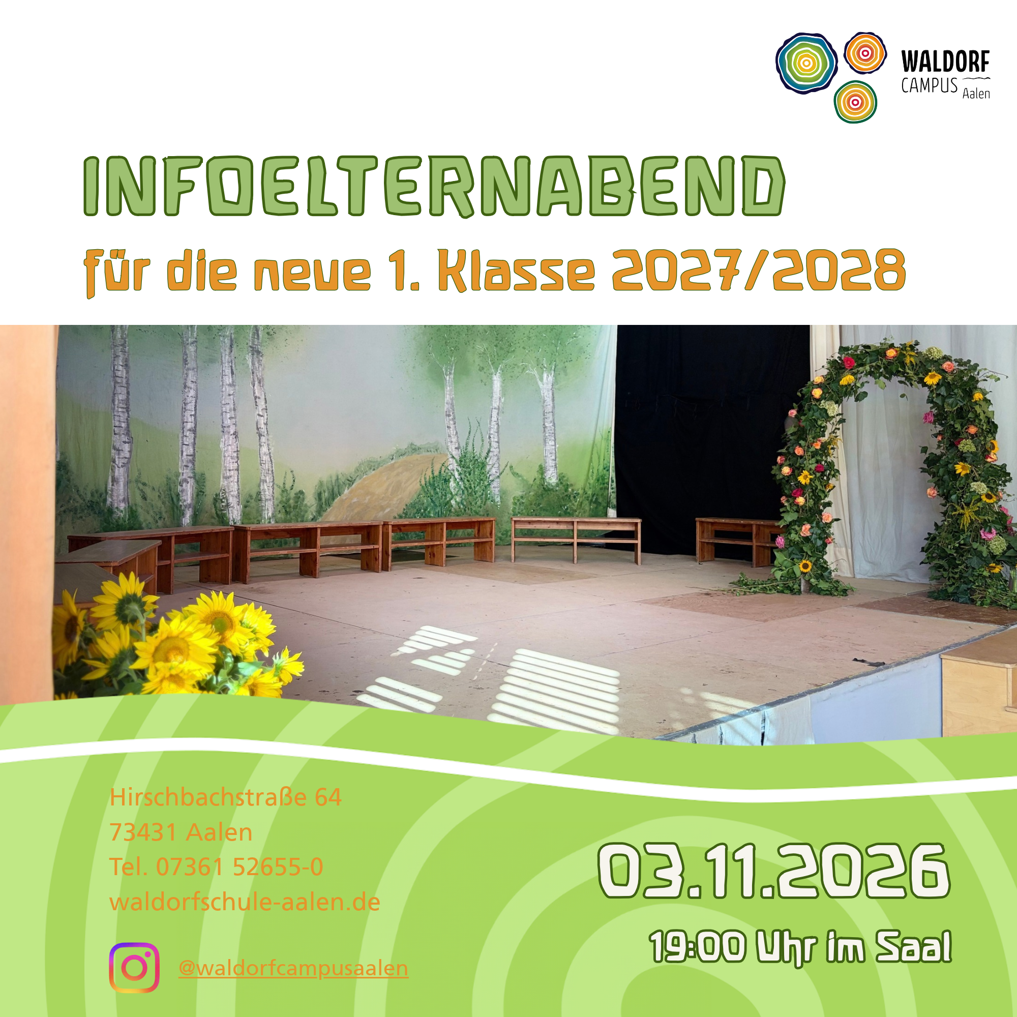 Infoelternabend neue 1. Klasse Insta